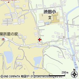 和歌山県伊都郡かつらぎ町東渋田166周辺の地図