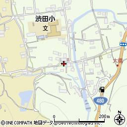 和歌山県伊都郡かつらぎ町東渋田188周辺の地図
