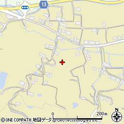 和歌山県かつらぎ町（伊都郡）西渋田周辺の地図