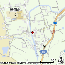 和歌山県伊都郡かつらぎ町東渋田288周辺の地図