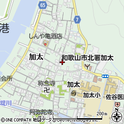 和歌山県和歌山市加太1403周辺の地図