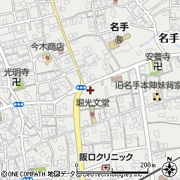 和歌山県紀の川市名手市場714周辺の地図