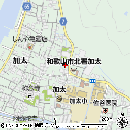 和歌山県和歌山市加太1390周辺の地図
