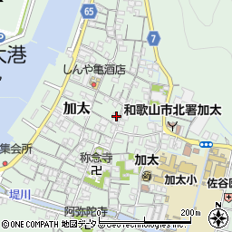 和歌山県和歌山市加太1408周辺の地図