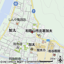 和歌山県和歌山市加太1393周辺の地図
