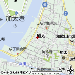 和歌山県和歌山市加太1458周辺の地図