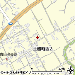 香川県丸亀市土器町西2丁目703周辺の地図