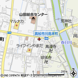 香川県高松市川島本町194周辺の地図
