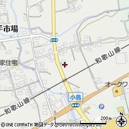 和歌山県紀の川市名手市場547周辺の地図