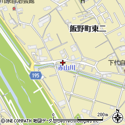 香川県丸亀市飯野町東二1274周辺の地図