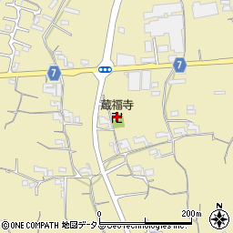 蔵福寺周辺の地図