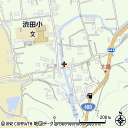 和歌山県伊都郡かつらぎ町東渋田218周辺の地図