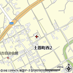 香川県丸亀市土器町西2丁目700周辺の地図