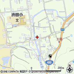 和歌山県伊都郡かつらぎ町東渋田219周辺の地図