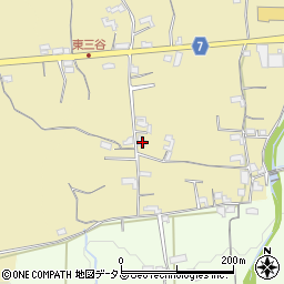 和歌山県紀の川市東三谷180周辺の地図