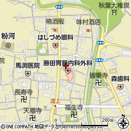 勝田胃腸内科外科医院周辺の地図
