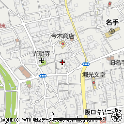 和歌山県紀の川市名手市場1420-3周辺の地図