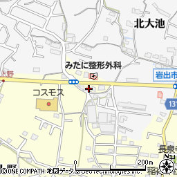 和歌山県岩出市野上野431周辺の地図
