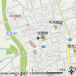 和歌山県紀の川市名手市場1392周辺の地図