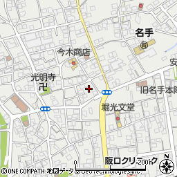 和歌山県紀の川市名手市場1417周辺の地図