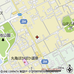 香川県丸亀市山北町480-1周辺の地図