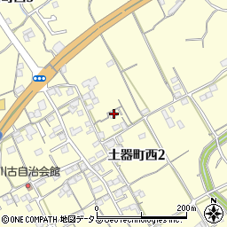 香川県丸亀市土器町西2丁目699周辺の地図