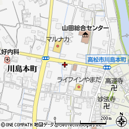 香川県高松市川島本町192周辺の地図