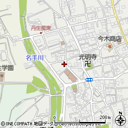 和歌山県紀の川市名手市場1386周辺の地図