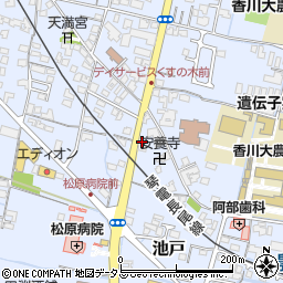 香川県木田郡三木町池戸2892-2周辺の地図