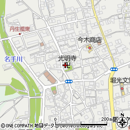 和歌山県紀の川市名手市場1396周辺の地図