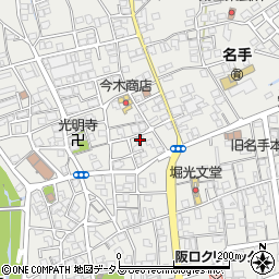 和歌山県紀の川市名手市場1418周辺の地図