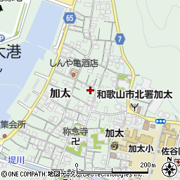 和歌山県和歌山市加太1406周辺の地図