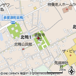 道隆寺周辺の地図