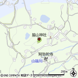 脇山神社周辺の地図