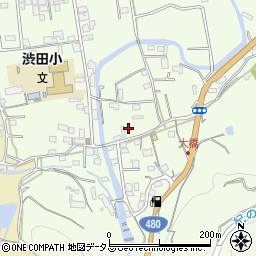 和歌山県伊都郡かつらぎ町東渋田221周辺の地図
