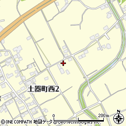 香川県丸亀市土器町西2丁目403周辺の地図
