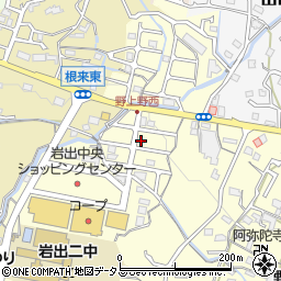 和歌山県岩出市野上野35周辺の地図