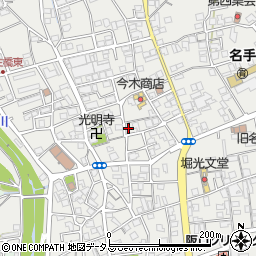 和歌山県紀の川市名手市場1413周辺の地図
