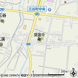 重蓮寺周辺の地図