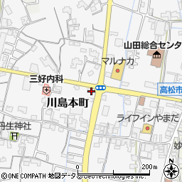 香川県高松市川島本町444-1周辺の地図