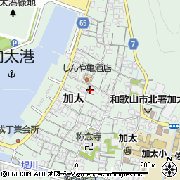 和歌山県和歌山市加太1435周辺の地図