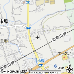 和歌山県紀の川市名手市場542周辺の地図