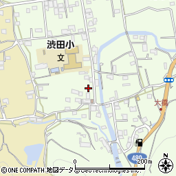 和歌山県伊都郡かつらぎ町東渋田176周辺の地図
