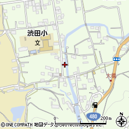 和歌山県伊都郡かつらぎ町東渋田177周辺の地図