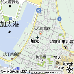 和歌山県和歌山市加太1446周辺の地図