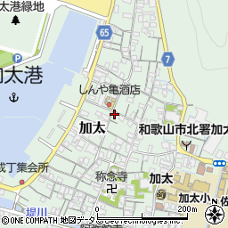 和歌山県和歌山市加太1433周辺の地図