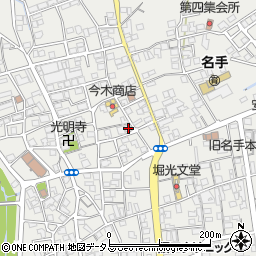 和歌山県紀の川市名手市場1416周辺の地図