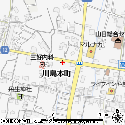 香川県高松市川島本町442周辺の地図