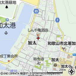 和歌山県和歌山市加太1448周辺の地図