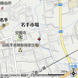 和歌山県紀の川市名手市場609-1周辺の地図